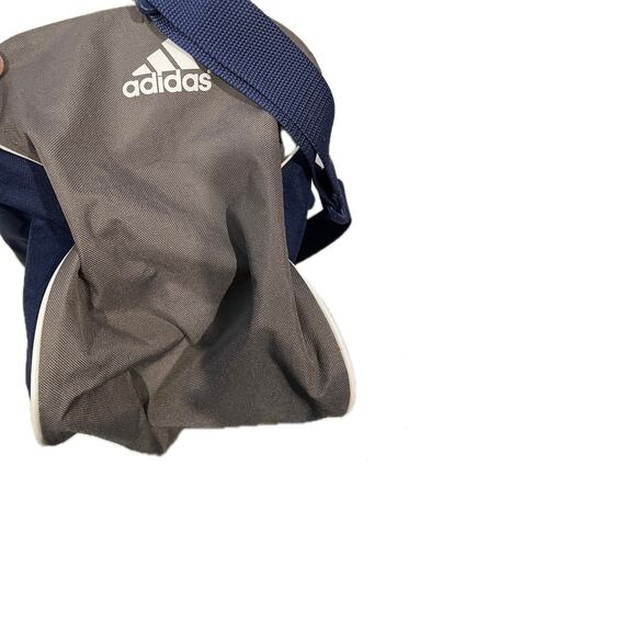 Adidas Defender Small 16"x10"x8" Blue Gray Duffel Gym Bag - Picture 6 of 6